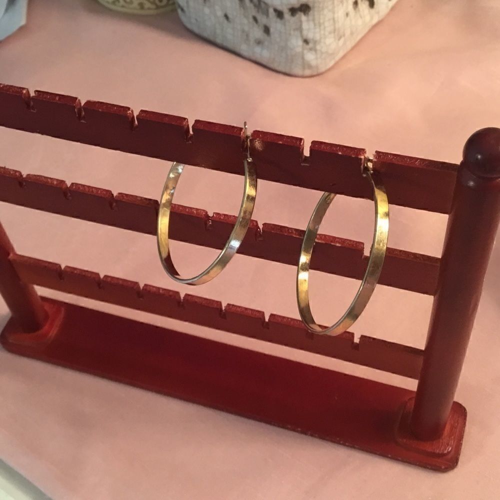 Goldtone Hoop Earrings